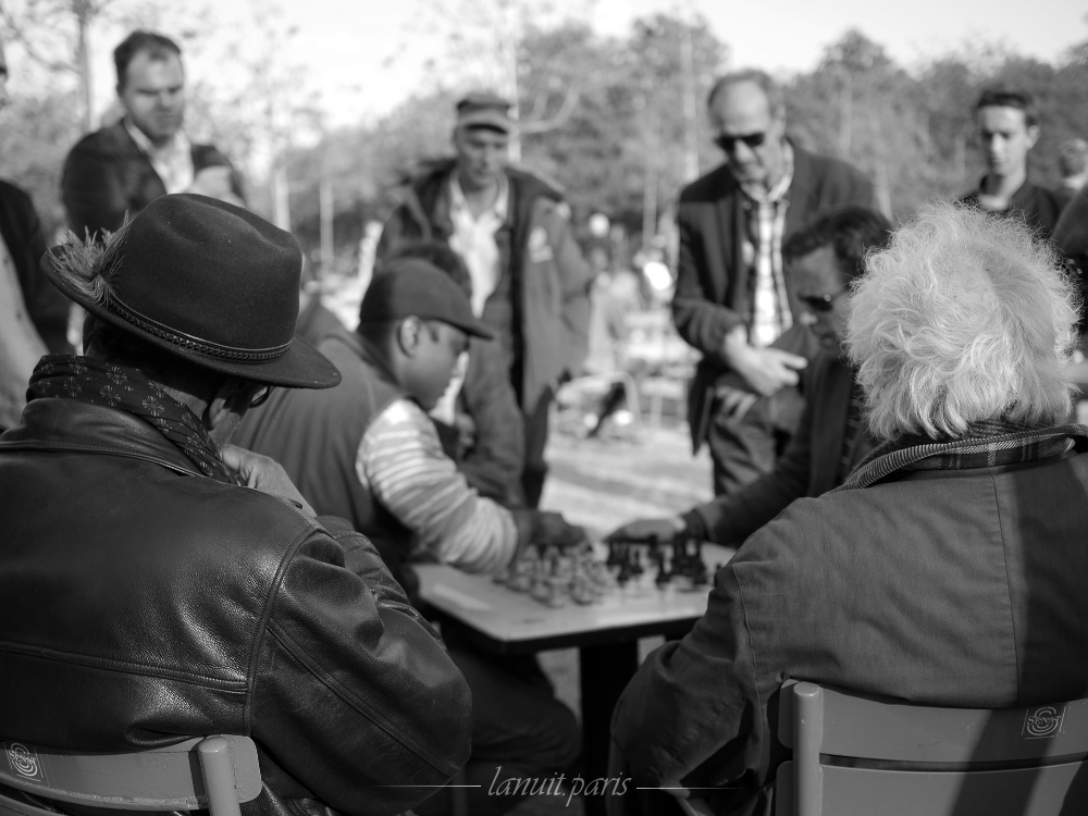 Joueurs d'échecs, Paris