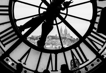 Derrière l'horloge d'Orsay, Paris