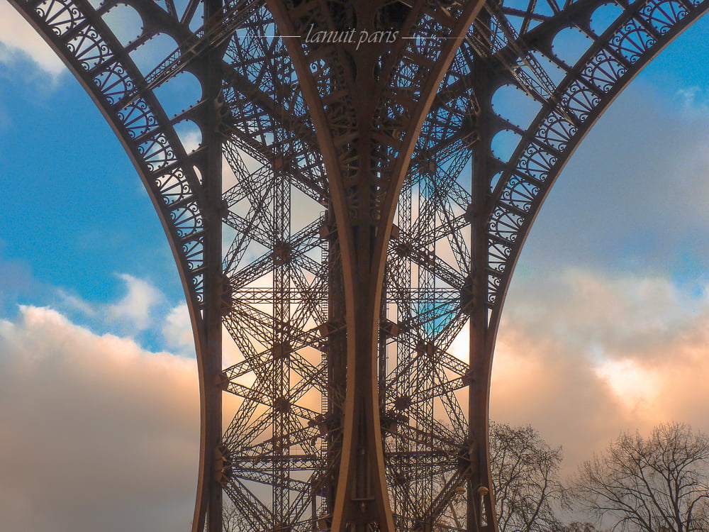 Eiffel tower's foot, Paris