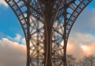 Eiffel tower's foot, Paris