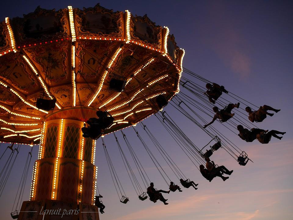 Turning carousel in Stockholm