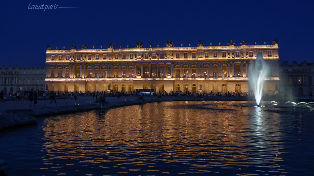 The castle in the night, Versailles