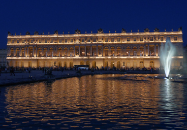 The castle in the night, Versailles