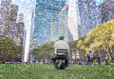 The business man, New York