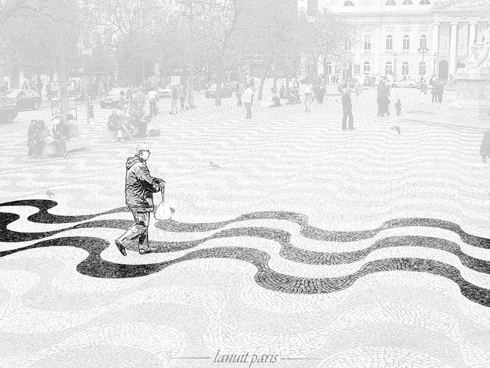 Le promeneur, Lisbonne