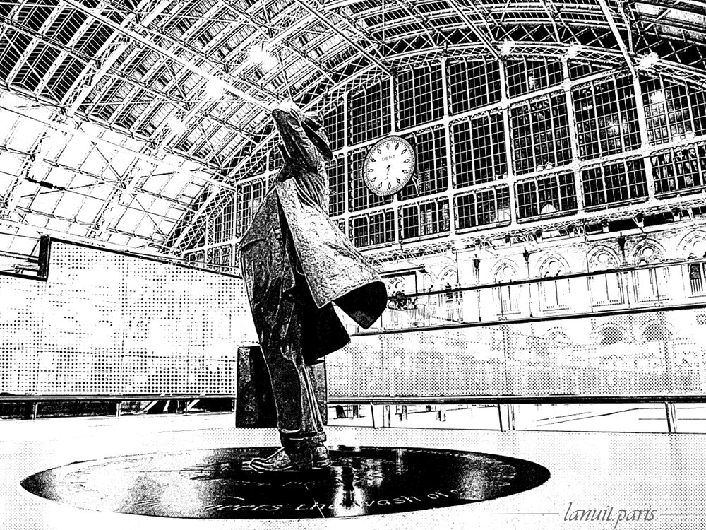 London, Winston Churchill in St-Pancras
